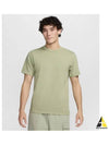 Life Short Sleeve Knit Top M Oil Green FZ6517 386 - NIKE - BALAAN 2