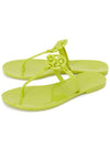 Mini Miller Jelly Flip Flops Green - TORY BURCH - BALAAN.