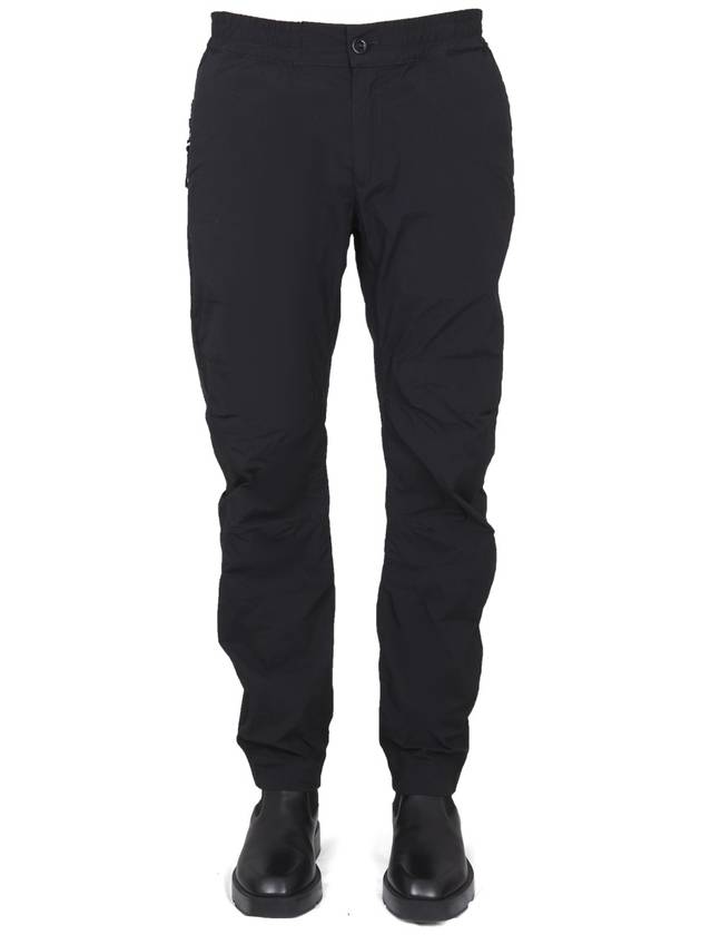 Waistband Elastic Straight Pants Black - TEN C - BALAAN 2