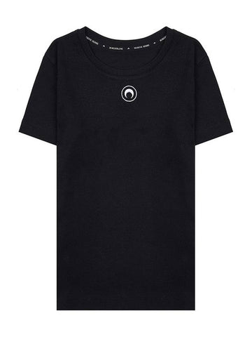 Women s Organic Cotton T Shirt WTT012 BK99 - MARINE SERRE - BALAAN 1