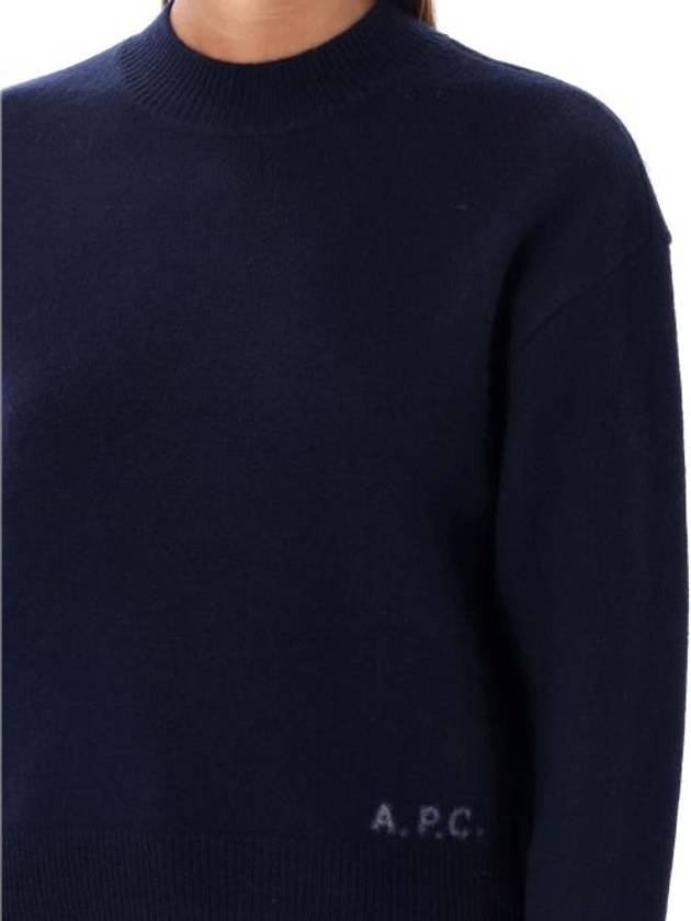 Esther Wool Knit Top Navy - A.P.C. - BALAAN 4