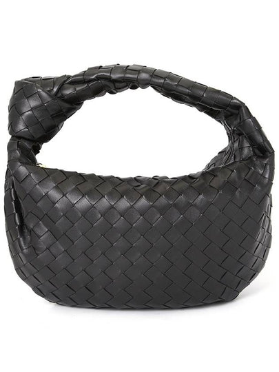 Teen Jodie Intrecciato Leather Tote Bag Black - BOTTEGA VENETA - BALAAN 2