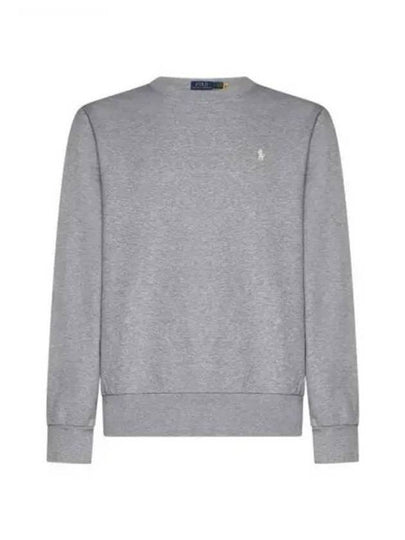 Embroidered Pony Logo Crew Neck Cotton Sweatshirt Grey - POLO RALPH LAUREN - BALAAN 2