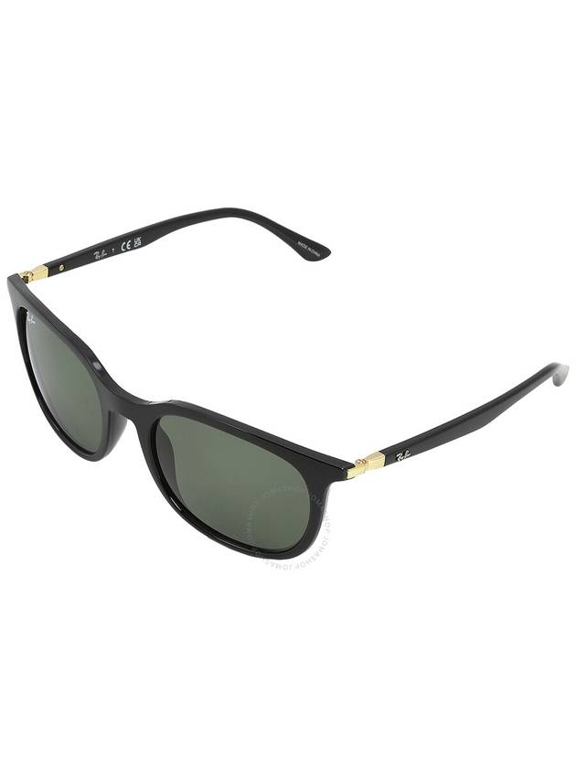 Ray Ban Green Rectangular Unisex Sunglasses RB4386 601/31 54 - RAY-BAN - BALAAN 3