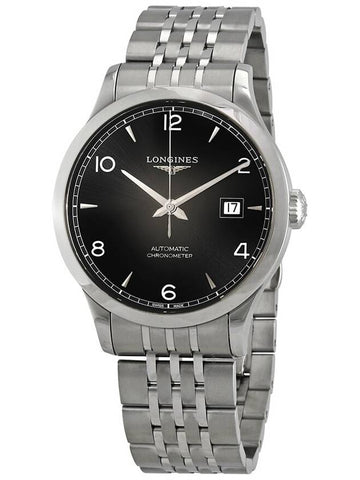 Longines Record Sunray Black Dial Automatic Men's Watch L2.821.4.56.6 - LONGINES - BALAAN 1