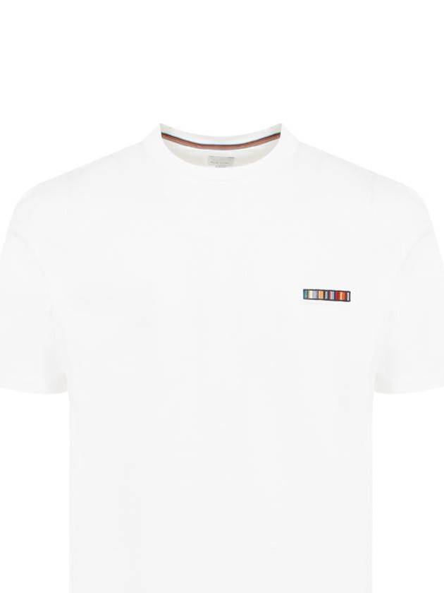 24FW Paul Smith Short Sleeve T-Shirt M1R919T NP4724 02 OFF WHITE - PAUL SMITH - BALAAN 2