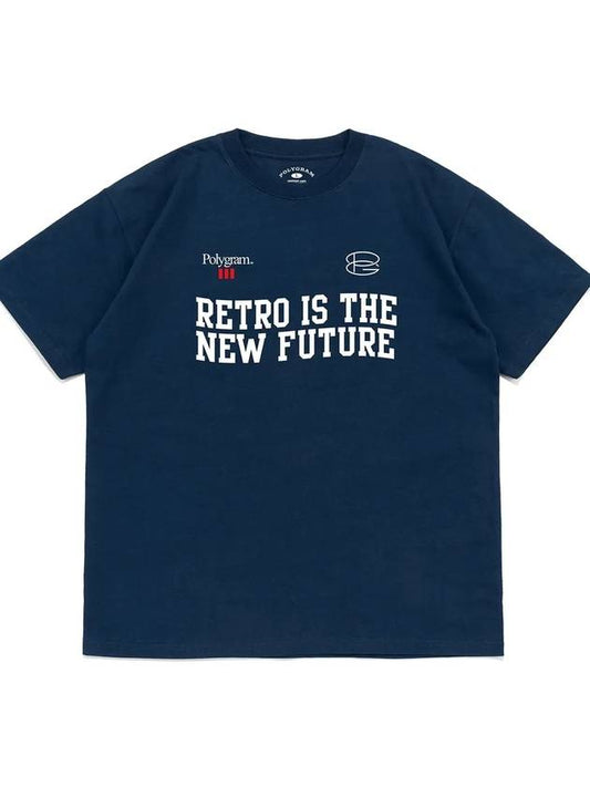 NEW FUTURE T SHIRTS DARK BLUE - POLYGRAM - BALAAN 2