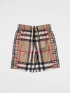 Kids Vintage Check Mesh Shorts Beige - BURBERRY - BALAAN 1