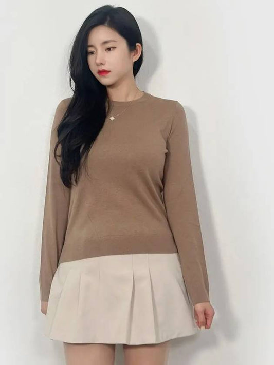 Sicilia Sicilia knit top beige - WEEKEND MAX MARA - BALAAN.