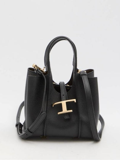 T Timeless Micro Tote Bag Black - TOD'S - BALAAN 2