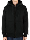 Classic Bunny Zip Up Hoodie Black Lining Black - MOOSE KNUCKLES - BALAAN 3