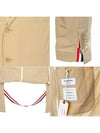 High Density Nylon Tech Patch Pocket Sports Jacket Khaki - THOM BROWNE - BALAAN 4