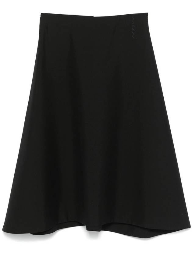 Marni Virgin-Wool Midi Skirt - MARNI - BALAAN 1