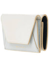 Logo Leather Half Wallet White - MARNI - BALAAN 3