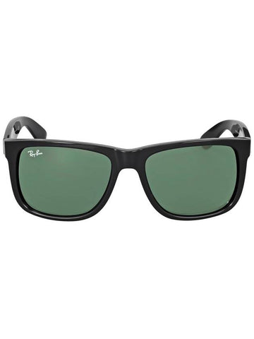 Open Box - Ray Ban Justin Classic Green Classic Square Men's Sunglasses RB4165 601/71 54 - RAY-BAN - BALAAN 1