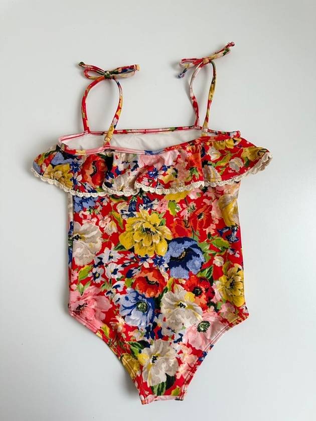 Kids Swimsuit Red 3110WRS241 Girls 6 8A - ZIMMERMANN - BALAAN 4