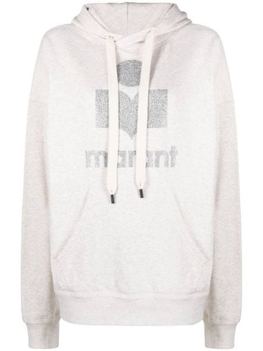 Mansel Logo Print Hoodie Ecru - ISABEL MARANT ETOILE - BALAAN 1