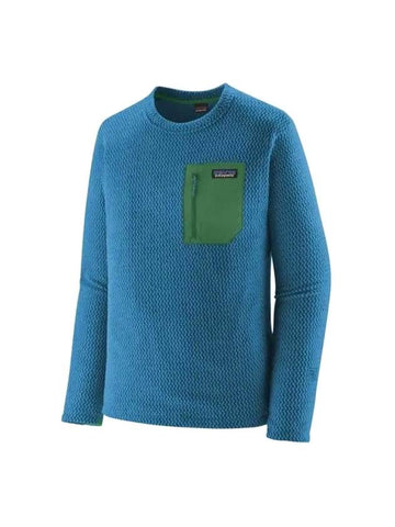 R1 Air Crewneck Pullover Knit Top Vessel Blue - PATAGONIA - BALAAN 1