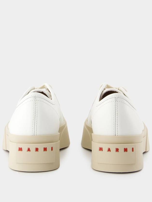 Pablo Lace-Up Low Top Sneakers White - MARNI - BALAAN 4