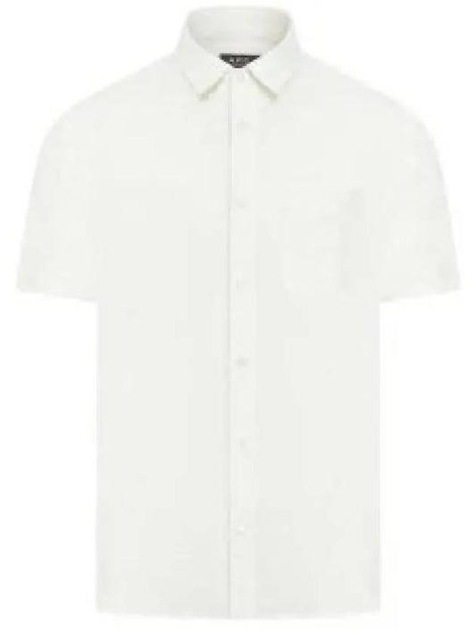 Bellini Linen Short Sleeve Shirt White - A.P.C. - BALAAN 2