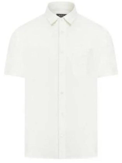 Bellini Linen Short Sleeve Shirt White - A.P.C. - BALAAN 2