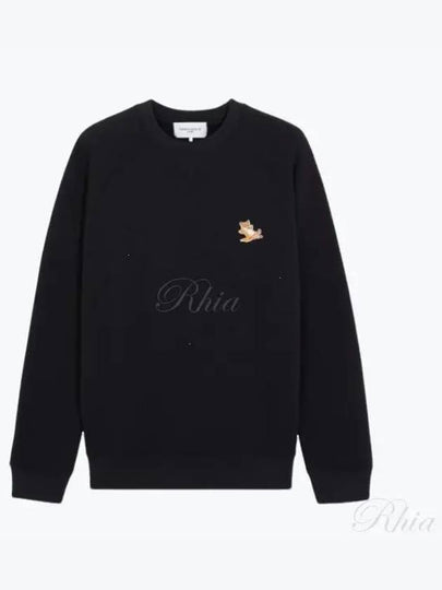 Chillax Fox Patch Classic Sweatshirt Black - MAISON KITSUNE - BALAAN 2