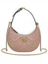 gold plated GG Marmont hobo shoulder beige - GUCCI - BALAAN.