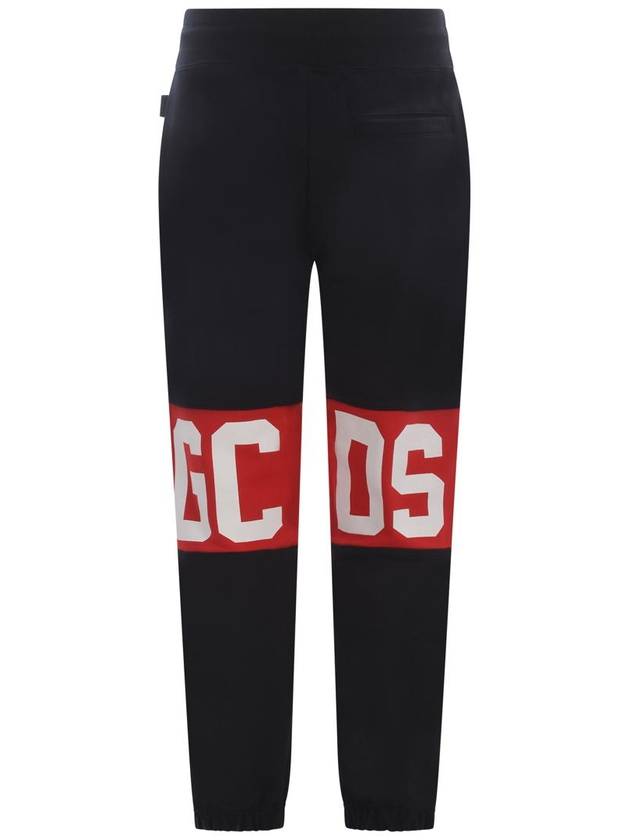 Men's Band Logo Jogger Pants Black - GCDS - BALAAN 4