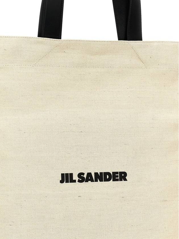 24FW Tote Bag J07WD0104P7060280 White Black - JIL SANDER - BALAAN 4