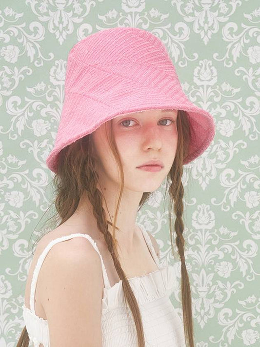 Delicate Pannel Hat Pink - BROWN HAT - BALAAN 1