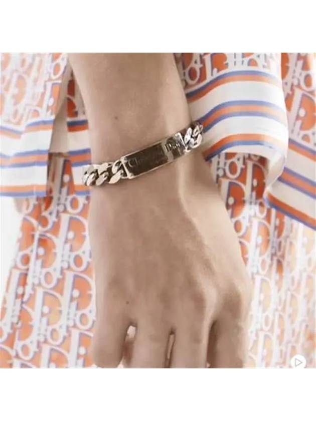 Chain Link Bracelet Silver - DIOR - BALAAN 4