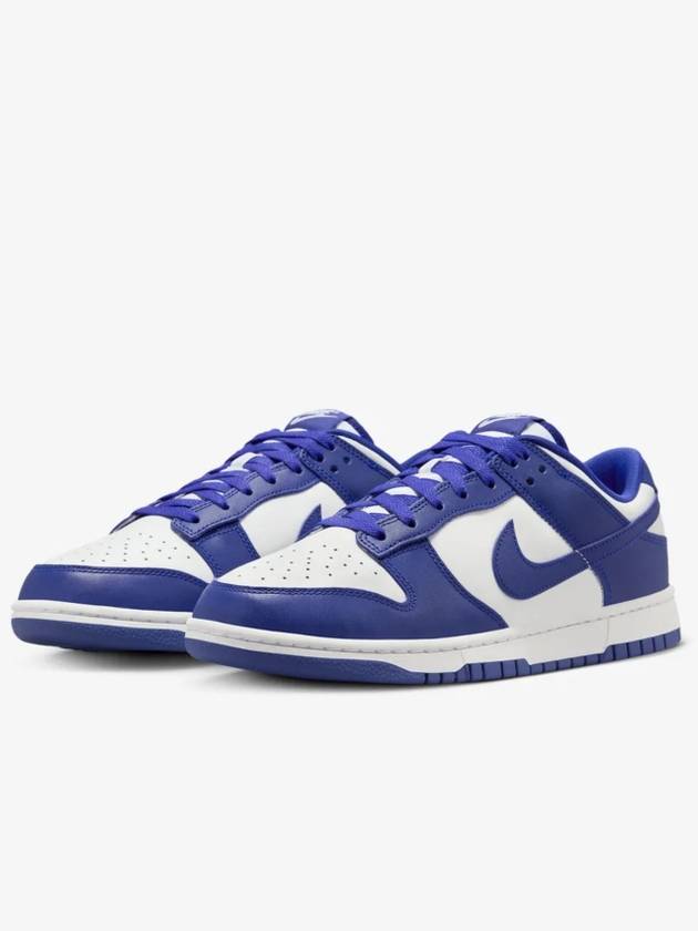 Dunk Low Retro Low Top Sneakers White Concord - NIKE - BALAAN 6