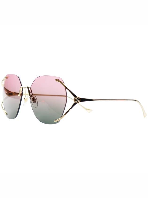 Eyewear Rimless Metal Sunglasses Pink - GUCCI - BALAAN 3