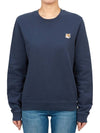 Fox Head Patch Regular Sweatshirt Ink Blue - MAISON KITSUNE - BALAAN 2