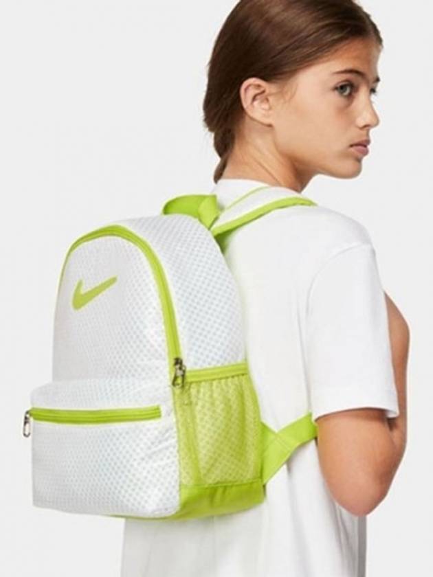 01DH6864321Brasilia JDI Air Mini BackpackWhite Lime - NIKE - BALAAN 1