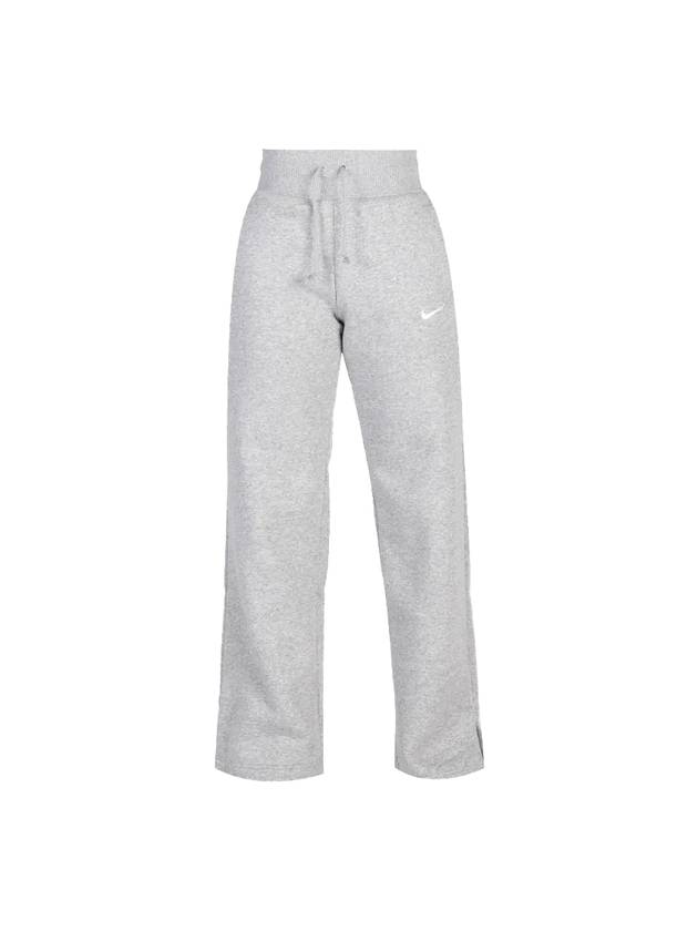 Phoenix Fleece Wide Leg Track Pants Grey - NIKE - BALAAN 1