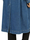 15011041650 BLASY 002 Women s Denim Long Trench Coat - MAX MARA - BALAAN 10