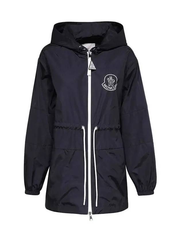 Women's Veirade Hooded Parka Navy - MONCLER - BALAAN 3