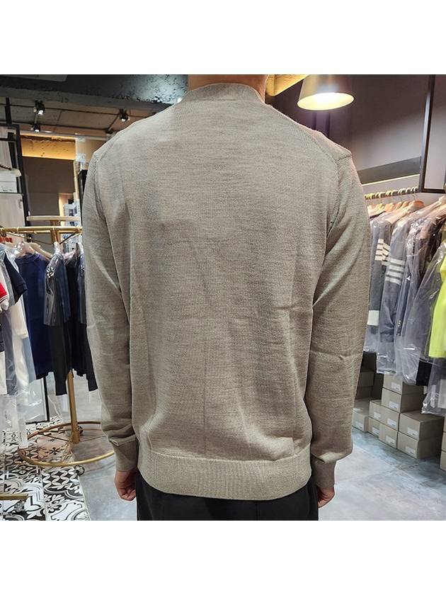 Fox Head Patch Classic Cardigan Beige Melange - MAISON KITSUNE - BALAAN 5