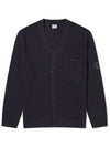 Lens Detail Cotton Cardigan Black - CP COMPANY - BALAAN 2