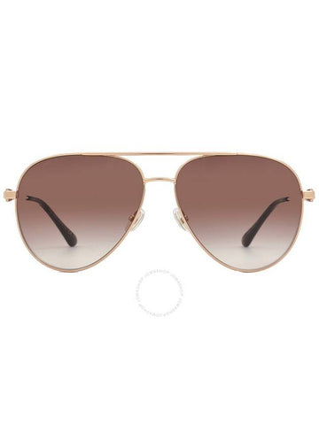 Jimmy Choo Ladies Gold Tone Sport Sunglasses OLLYS-0DDB-HA - JIMMY CHOO - BALAAN 1