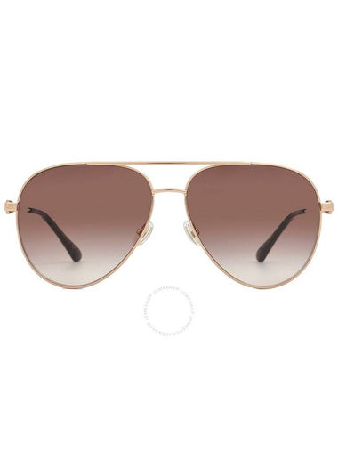 Jimmy Choo Ladies Gold Tone Sport Sunglasses OLLYS-0DDB-HA - JIMMY CHOO - BALAAN 1