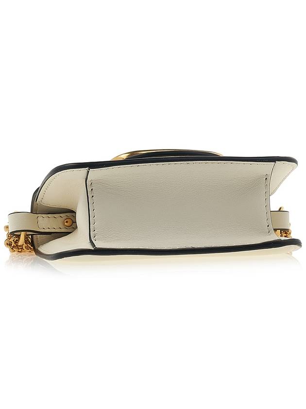 Gold Logo Micro Shoulder Bag Ivory - VALENTINO - BALAAN 6