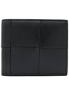 Intrecciato Cassette Half Wallet Black - BOTTEGA VENETA - BALAAN 2