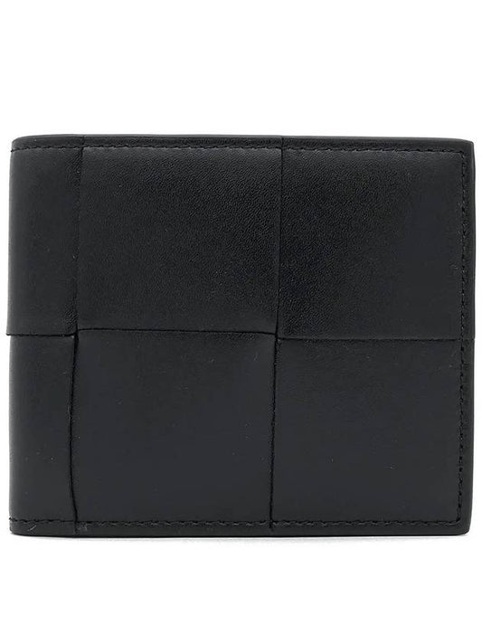 Intrecciato Cassette Half Wallet Black - BOTTEGA VENETA - BALAAN 2