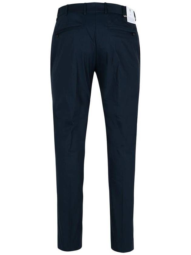 Pt01 'Epsilo' Navy Polyester Blend Pants - PT01 - BALAAN 3