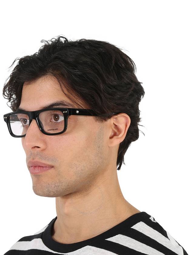 Eyewear Square Glasses Black - MONTBLANC - BALAAN 3