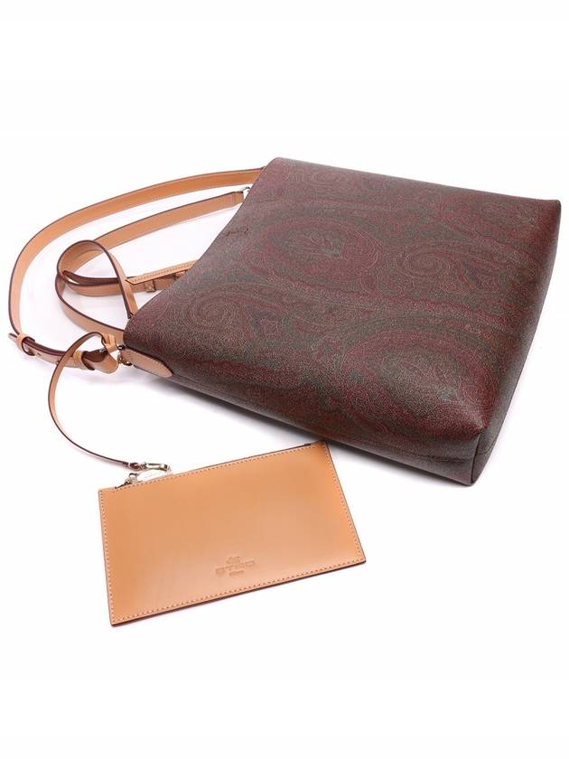 Paisley Print Shoulder Bag Brown - ETRO - BALAAN 7