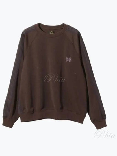 Poly Smooth Track Crew Neck Sweatshirt Dark Brown - NEEDLES - BALAAN 2