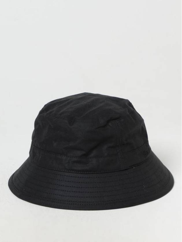 Wax Logo Bucket Hat Black - BARBOUR - BALAAN 3